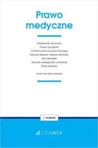 Okładka książki Prawo medyczne oraz inne akty prawne