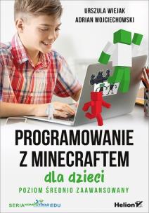 Okładka książki Programowanie z Minecraftem dla dzieci p.średni