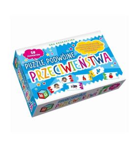 Przeciwieństwa puzzle. Wydawca: MULTIGRA. Multiszop.pl Opakowanie Przeciwieństwa puzzle