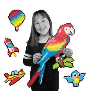 Opakowanie Puzzelki pixelki Jixelz 1500 - W powietrzu