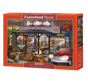 Puzzle 1000 Jeb's general store CASTOR. Wydawca: Castorland. Multiszop.pl Opakowanie Puzzle 1000 Jeb's general store CASTOR