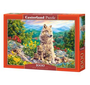 Puzzle 1000 New Generation CASTOR. Wydawca: Castorland. Multiszop.pl Opakowanie Puzzle 1000 New Generation CASTOR