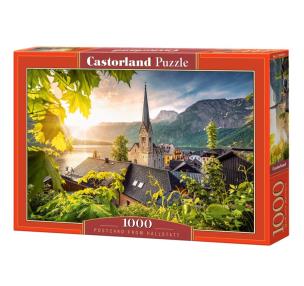 Puzzle 1000 Pocztówka z Hellstatt CASTOR. Wydawca: Castorland. Multiszop.pl Opakowanie Puzzle 1000 Pocztówka z Hellstatt CASTOR