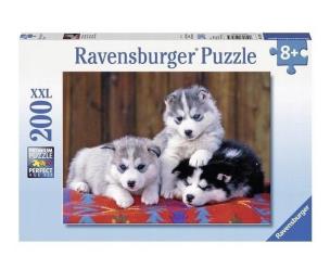Opakowanie Puzzle 200 Szczenięta husky XXL