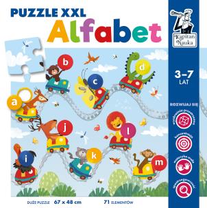 Opakowanie PUZZLE XXL ALFABET KAPITAN NAUKA