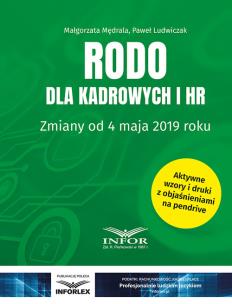 Okładka książki RODO dla kadrowych i HR Zmiany od 4 maja 2019