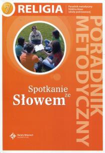 Okładka książki Spotkanie ze Słowem Religia 7 Poradnik metodyczny + CD