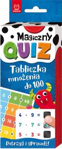 Okładka książki TABLICZKA MNOŻENIA DO 100 MAGICZNY QUIZ