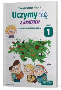 Okładka książki Uczymy się z Bratkiem 3 Zeszyt ćwiczeń cz.1 OPERON