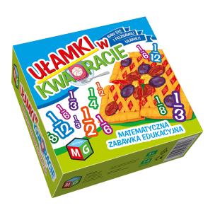 Opakowanie Ułamki w kwadracie - matematyczna zabawka edukacyjna
