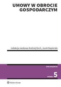 Okładka książki Umowy w obrocie gospodarczym w.5