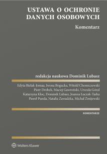 Okładka książki Ustawa o ochronie danych osobowych Komentarz
