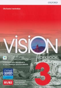 Okładka książki Vision 3 Workbook + e-Workbook + Vocabulary Trainer