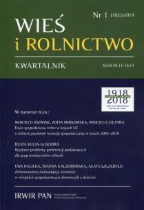 Opakowanie Wieś i rolnictwo 2019/1 (182)