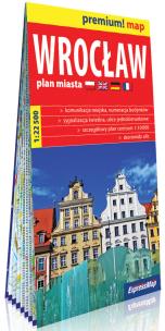 Okładka książki Wrocław plan miasta 1:22 500