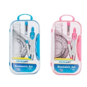 Opakowanie Zestaw szkolny geometryczno-plastyczny 15cm 7 elementów