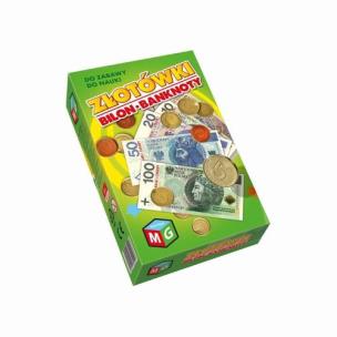 Opakowanie Złotówki bilon - banknoty - do zabawy do nauki