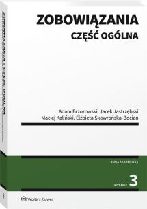 Okładka książki Zobowiązania Część ogólna