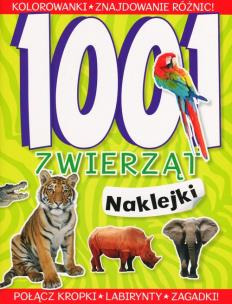 Okładka książki 1001 zwierząt Naklejki