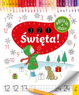 Okładka książki 3 2 1 ŚWIĘTA SZUKAJ LICZ KOLORUJ