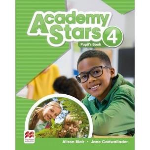 Okładka książki Academy Stars 4 PB + kod online MACMILLAN