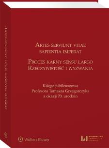 Okładka książki Artes serviunt vitae, sapientia imperat