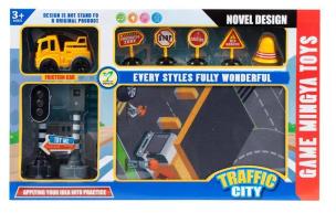 Opakowanie Auto ciężarowe światło/dźwięk + mata + akcesoria