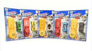 Opakowanie Auto metalowe wystrzeliwane 6.5cm mix