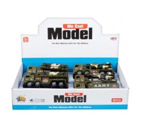 Opakowanie Auto wojskowe metalowe 16cm