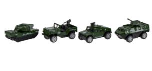 Opakowanie Auto wojskowe metalowe 7cm