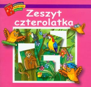 Okładka książki Bibl. mądrego dziecka - Zeszyt czterolatka