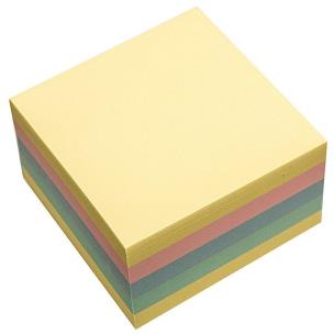 Opakowanie Bloczek samoprzylepny 75x75mm pastel D.RECT