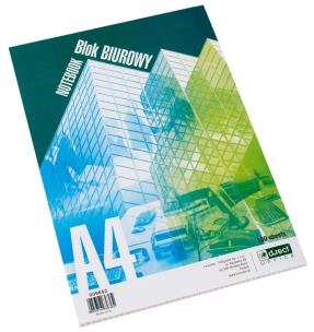 Opakowanie Blok biurowy A4/100 arkuszy kratka D.RECT