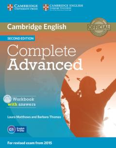 Okładka książki Complete Advanced Workbook with answers + CD