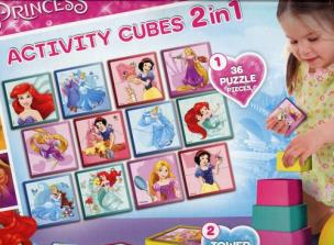 Opakowanie Disney Princess Activity Cubes 2w1