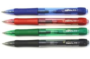 Opakowanie Długopis RB-7 czerwony (50szt) UCHIDA