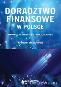 Okładka książki Doradztwo finansowe w Polsce