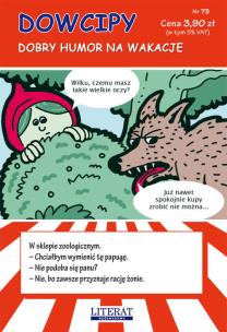 Okładka książki Dowcipy. Nr 73. Dobry humor na wakacje