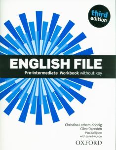 Okładka książki English File 3E Pre-Intermediate Workbook