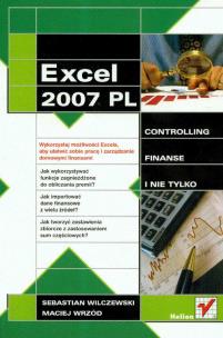 Okładka książki Excel 2007 PL Controling finanse i nie tylko