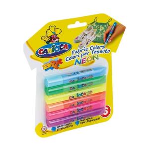 Opakowanie Farby do tkanin neon 6 kol. CARIOCA