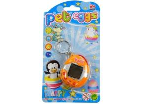 Opakowanie Gra Elektroniczna Tamagotchi Zwierzątko Jajeczko Żółty