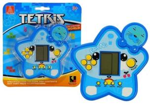 Gra elektroniczna Tetris gwiazdka niebieska. Wydawca: Lean Toys. Multiszop.pl Opakowanie Gra elektroniczna Tetris gwiazdka niebieska