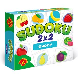 GRA SUDOKU 2X2 OWOCE. Wydawca: ALEXANDER GRY. Multiszop.pl Opakowanie GRA SUDOKU 2X2 OWOCE