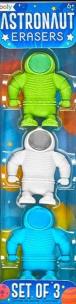 Opakowanie Gumki do ścierania Astronauci 3 sztuki