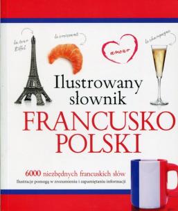Okładka książki Ilustrowany słownik francusko-polski (różowy)