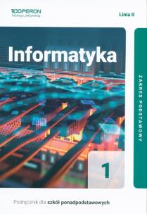 Okładka książki Informatyka LO 1 Podr. ZP. Linia II w.2019