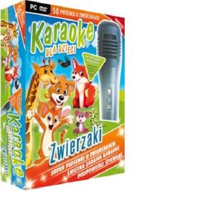 Opakowanie KARAOKE DLA DZIECI: ZWIERZAKI - Z MIKROFONEM (PC-DVD)