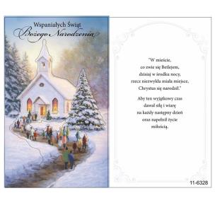 Opakowanie Karnet Boże Narodzenie + koperta ARGUS