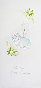 Opakowanie Karnet Chrzest DL C10 - Niemowlę chłopiec